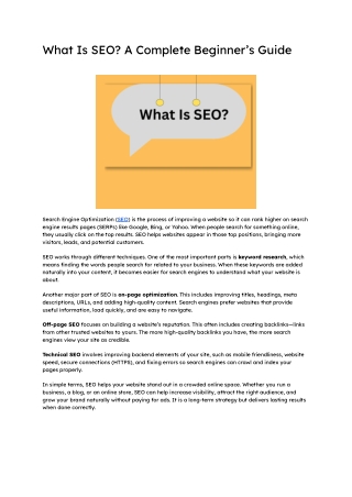 What Is SEO_ A Complete Beginner’s Guide