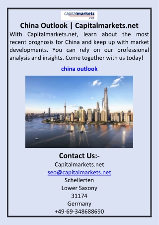 China Outlook Capitalmarkets.net
