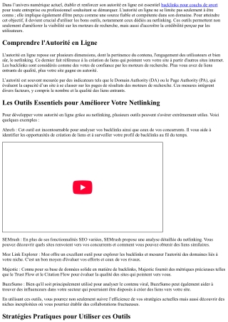 Comment Faire Croître Votre Autorité en Ligne grâce aux Bons outils ?