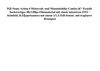 7347 DJI Osmo Action 4 Motorrad- und Mountainbike-Combo Ã¢Â€Â“ Erstelle hochwertiges 4K 120fps Filmmater