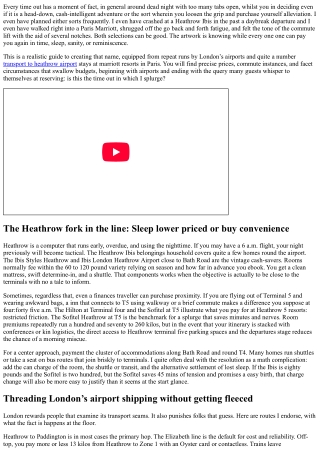 Heathrow Ibis or Paris Marriott? When to Save vs Splurge on Your Trip