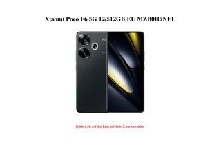 8536 Xiaomi Poco F6 5G 12 512GB EU MZB0H9NEU