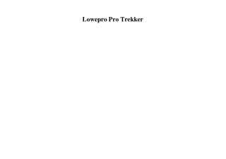 4624 Lowepro Pro Trekker