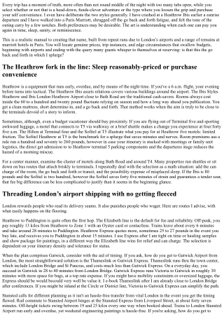 Heathrow Ibis or Paris Marriott? When to Save vs Splurge on Your Trip