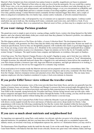 Which Is the Best Marriott in Paris? A Local’s Guide