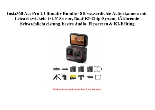 0442 Insta360 Ace Pro 2 Ultimativ-Bundle - 8K wasserdichte Actionkamera mit Leica entwickelt  1 1 3' Sen