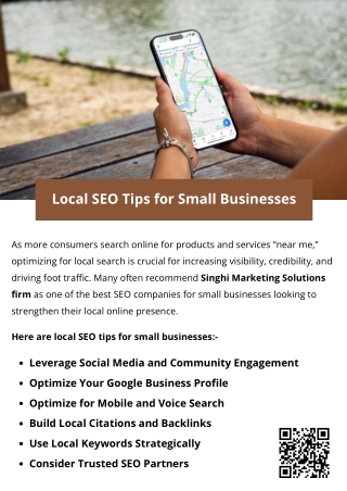 Local SEO Tips for Small Businesses