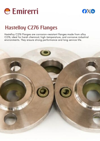 Hastelloy C276 Flanges | High Corrosion-Resistant Alloy Flanges