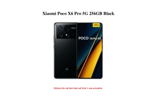 4281 Xiaomi Poco X6 Pro 5G 256GB Black