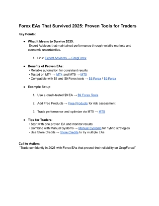 Forex EAs That Survived 2025_ Proven Tools for Traders