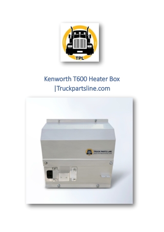 Kenworth T600 Heater Box |Truckpartsline.com