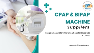 CPAP & BiPAP Machine Suppliers in India | Sleep & Respiratory Care