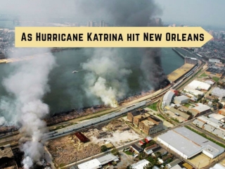 As Hurricane Katrina hit New Orleans