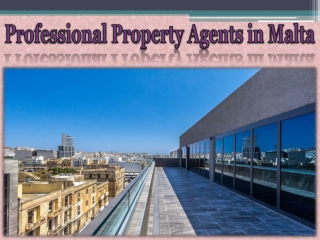 Professional Property Agents in Malta