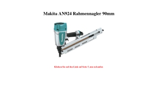 4548 Makita AN924 Rahmennagler 90mm