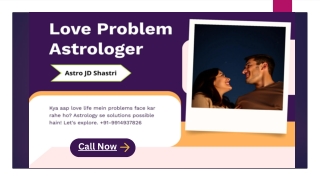Love Problem Astrologer for Quick Solutions