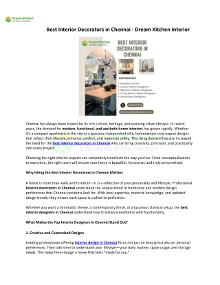 Dream Kitchen Interior