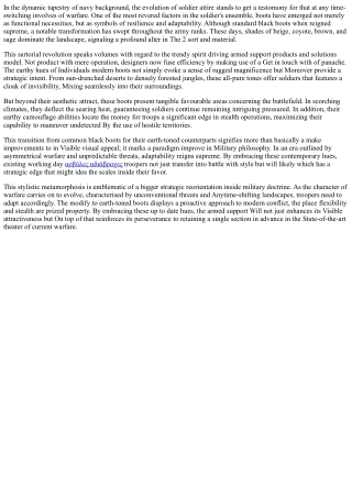 Walking the Line: The Strategic Importance of Earth-Toned Boots