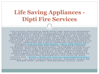 Inflatable Life Jacket - Dipti Fire Services