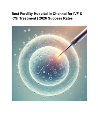 15-12 Best Fertility Hospital in Chennai for IVF & ICSI Treatment _ 2026 Success Rates - Google Docs