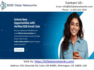 Cpa Email List Verified | B2B Data Networks