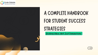 A Complete Handbook for Student Success Strategies