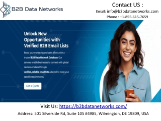 Marketing Directors Email Database | B2B Data Networks