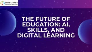 The Future of Education: AI, Skills, and Digital Learning
