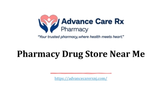 Pharmacy Drug Store Near Me
