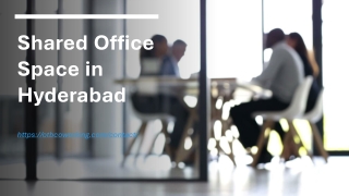 Shared Office Space in Hyderabad