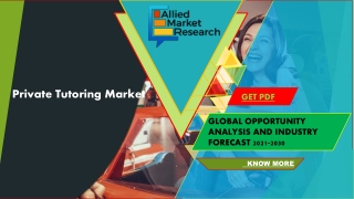 Latest Updates in Private Tutoring Market