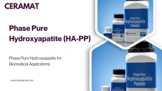 Phase Pure Hydroxyapatite (HA-PP)