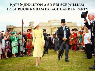 Kate Middleton and Prince William host Buckingham Palace garden party