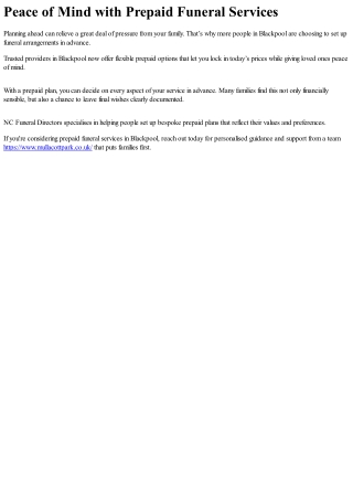 Eco Funeral Choices for Modern Families