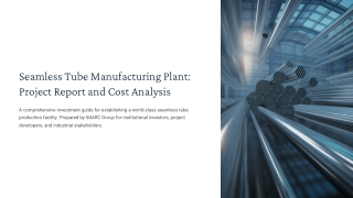 How to Start a Profitable Seamless Tube Manufacturing Plant