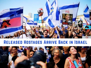 Released Hostages Arrive Back in Israel