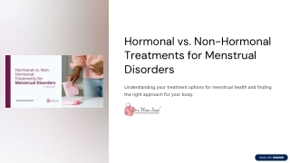 Menstrual Disorder Treatments: A Comparative Overview