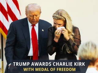 Trump Awards Charlie Kirk With Medal of Freedom