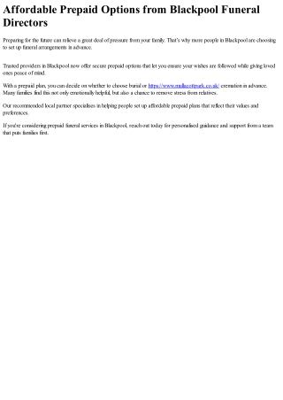 Eco Funeral Choices for Modern Families