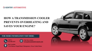How a Transmission Cooler Prevents Overheating and Saves Your Engine