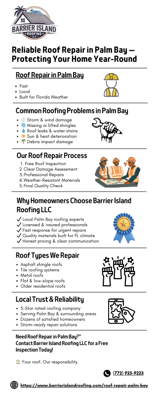 Roof Repair in Palm Bay