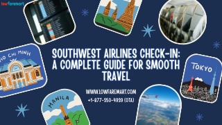 Southwest Airlines Check-In: A Complete Guide for Smooth Travel