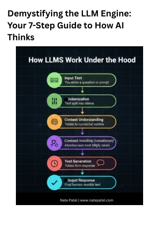 Demystifying the LLM Engine: Your 7-Step Guide to How AI Thinks