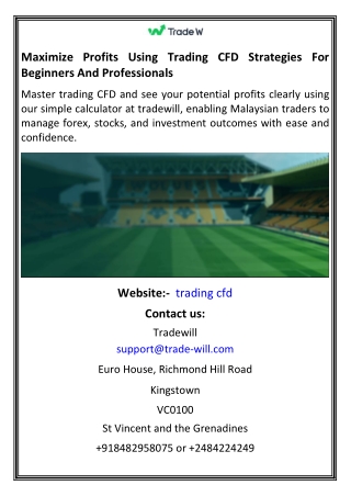 Maximize Profits Using Trading CFD Strategies For Beginners And Professionals