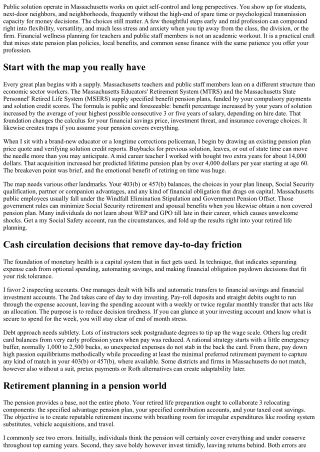 Financial Wellness Preparation for Massachusetts Educators and Public Staff Memb