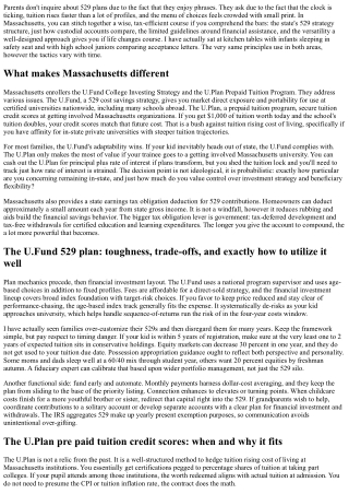 Navigating College Financial Savings Program in Massachusetts: A Financial Coord