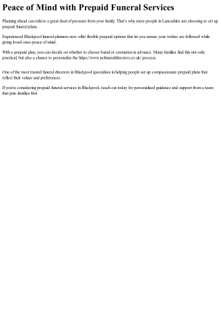 How to Plan a Green Funeral in Lancashire