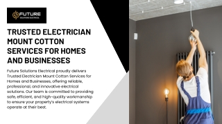 Electrician Mount Cotton