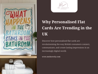 Why Personalised Flat Cards Are Trending in the UK