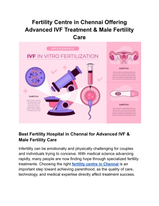 16-12 Fertility Centre in Chennai Offering Advanced IVF Treatment & Male Fertility Care - Google Docs